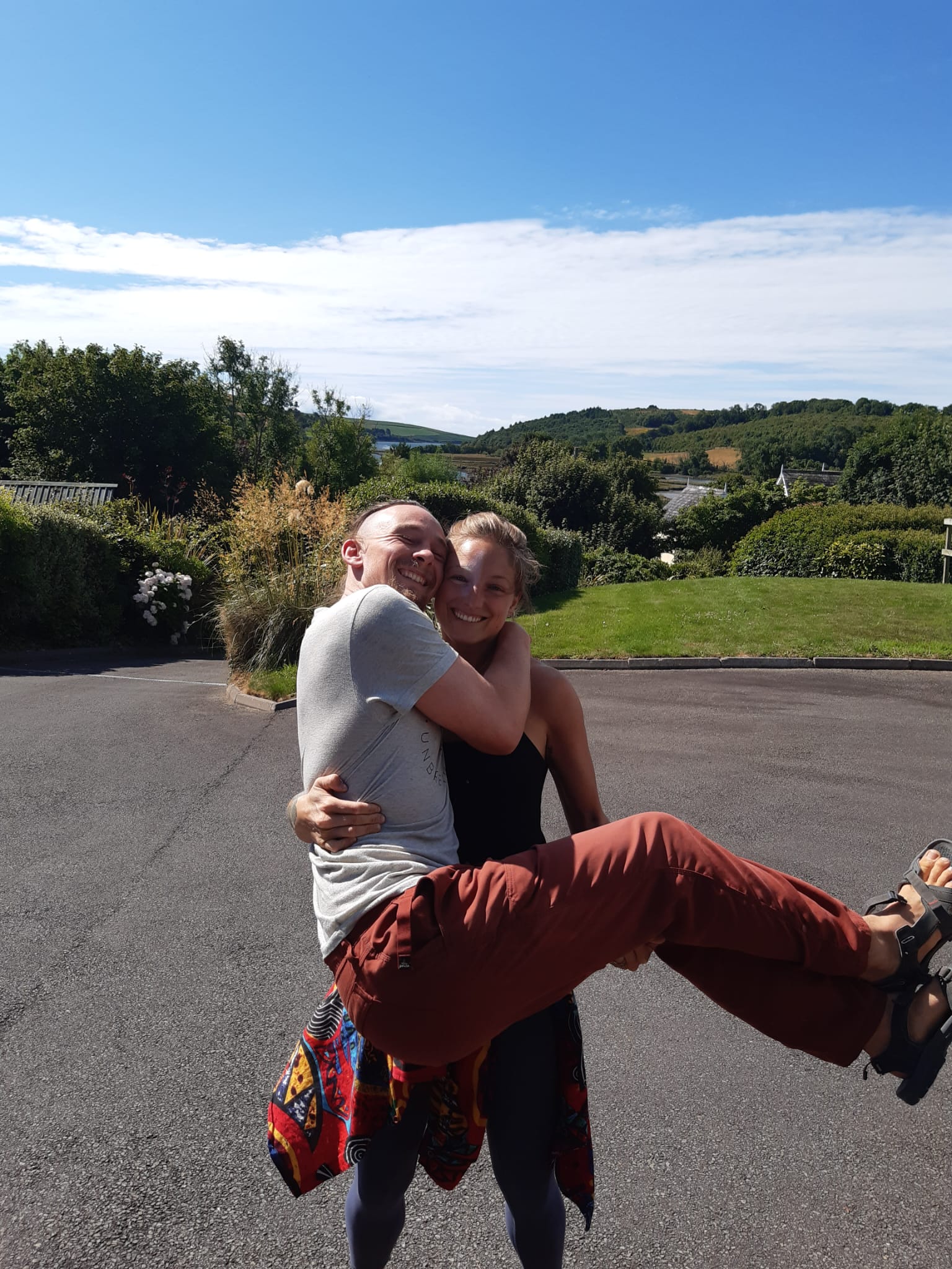 Wife carries me
